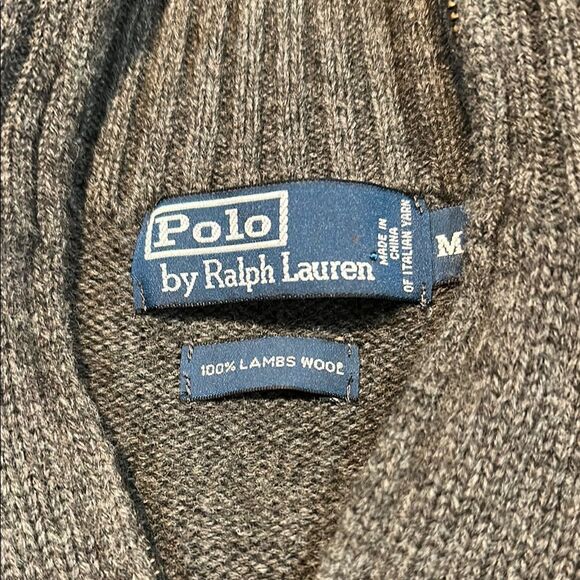 Polo by Ralph Lauren Gray Zip Up Sweater - Picture 1 of 3